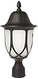 Designers Fountain 2866-BK Capella Post Lanterns, Black by Designers Fountain