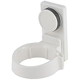 uxcell ヘアーブロードライヤーホルダー バスルーム ABS 壁掛け 自己接着 自立式 ホワイト