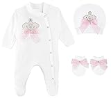 Lilax Baby Girl JewelsクラウンLayette 3ピースギフトセット