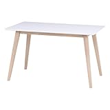 不二貿易 カジュアルダイニングテーブル アルコ 幅120×奥行75×高さ70cm ホワイト 71520