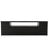 LOWYA （ロウヤ） テレビ台 テレビボード 国産 木目調 エンボス加工 テレビボード 幅137cm ブラックウッド