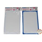 【限定セット】 ホワイトボード マグネット 約30×20cm × 2個 色指定不可 | 磁石 ミニ 小さい メモ アイデア 学習 ホワイト ブルー