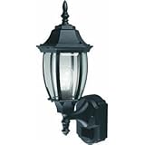 Heath Zenith HZ-4192-BK Six-Sided Die-Cast Aluminum Lantern, Black with Beveled Glass by Heath/Zenit