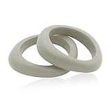 Jellystone Organic Bangle Teether - Just Grey [並行輸入品]