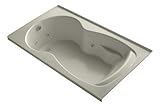 Kohler K-1194-L-G9 Synchrony 6Ft Whirlpool with Left-Hand Drain and Tiling Flange, Sandbar [並行輸入品]