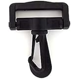 [YKK] 5個セット LN38R プラスチック ナスカン 黒 38mm巾用 ベルトストラップなどに