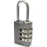 ABUS（アバス）:ABUS ナンバー可変式南京錠 145-30 チタニウム 145-30-TI 型式:145-30-TI