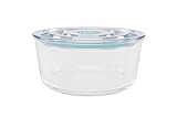 Click Clack Cook and Store Round Storage Container, 1.7 Quart, Teal by Click Clack