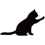 Sticker Shop Haru タッチ猫 ステッカー 黒