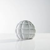 Torre & Tagus 902153C Blimp Ceramic Wide Vase, White [並行輸入品]