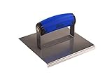 Bon 62-418 6-Inch by 6-Inch Stainless Steel Concrete Sidewalk Edger with 1/4-Inch Radius and 3/8-Inc