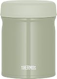 【食洗機対応モデル】 サーモス 真空断熱スープジャー 400ml カーキ 全パーツ食洗機OK 保温保冷 お手入れ簡単 口当たりがやさしい丸口設計 JEB-400 KKI