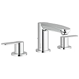 Grohe 20 209 2 EuroStyle Cosmopolitan Widespreadバスルーム蛇口with SilkMove H、 20209002 1