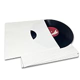 MayRecords 20枚入 12インチLP保護ケース LP用レコード紙袋 穴空き オープン開口式