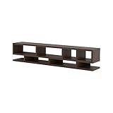 ライトブラウン／【180cm×36cm】ローボード オープンタイプ 壁際 間仕切り ディスプレイ ロータイプ 木目調 収納棚 スタイリッシュ 仕切り板 ホワイト ダークナチュラル