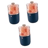 HOLIDYOYO 3個 なグラデーション ソルトランプ ソルトナイトライト テーブルランプ アクセントランプ 勾配 飾る デスクランプ 子