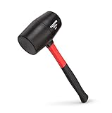 TEKTON 30605 Fiberglass Handle Rubber Mallet, 32-Ounce [並行輸入品]