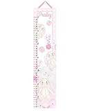 キャンバスGrowth ChartガーリーBunny Rabbits寝室赤ちゃん保育園寝室壁アートgc0286