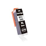 Canon用 キャノン 互換 インク BCI-380XL Canon用 インク 380 PGBK ブラック 1本セット対応機種:PIXUS TS6130 TS6230 TS6330 TS7430 TS7330 TR7530 TR8530 TR8630 TR9530 TR703 TS8130 TS8230 TS8330 TS8430【大容量/残量表示/個包装】, BCI-380381