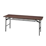 折畳式会議テーブル ワイド 1800×600 ローズ KM1860TR