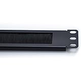 CableRack 1U Brush Grommet Strip Horizontal Server Rack Cable Management Panel [並行輸入品]