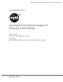 Automated Finite Element Analysis of Elastically-Tailored Plates
