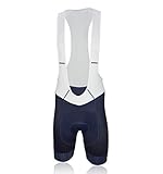 [Morethan] サイクリングパンツ サイクルパンツ ビブパンツ パッド付き メンズ BVP-003、ブルー、2XL