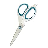 プラス はさみ フィットカット イージーグリップ ホワイト/ブルー SC-165A 【まとめ買い10個セット】