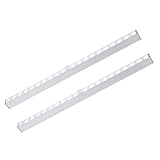 Cshidworld　センサーライト 人感センサー 20 LED センサーライト 人感センサー バッテリ式 クロゼットタンス 本棚部屋/階段/などに最適 ネジで固定型 (20LED 昼光色 （2匹）)