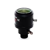 5MP ズームレンズ M12 マウント 2.8-12mm 1/2.5" F1.4 IR フィルター付き 固定絞り 手動フォーカスとズーム アクションカメラ用(Lens Only)