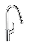Hansgrohe(ハンスグローエ) フォーカス シングルレバー引出式キッチンシャワー混合水栓 (ハンスグローエ ジャパン公式・日本規格適合品)