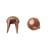 長い脚1003パールNailhead、サイズ20、ソリッド真鍮、銅仕上げ、500 Pieces Per Pack