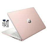 HP Stream 14インチHDノートパソコン、Intel Celeron N4120プロセッサー、8GB DDR4 RAM、64GB SSD、Intel HDグラフィックス、720pウェブカメラ、1年間のオフィス365、ホワイト、Win 11S、Alpacatecアクセサリ。