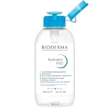 【正規品】ビオデルマ (Bioderma) イドラビオ エイチツーオー（H2O） 片手プッシュポンプ 500mL 乾燥肌用 クレンジング水（大容量 洗顔 メイク落とし クレンジングウォーター 乾燥肌 無着色 エチルアルコール、オイル、パラベン無添加 弱酸性）
