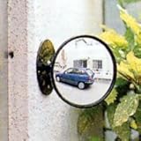 ガレージミラー 防犯対策に効果大 [防犯ミラー] 【※このページは「アイボリー」のみの販売です】 アイボリー