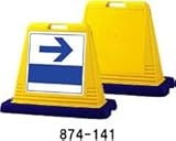 サインキューブ　右矢印　片面　ウエイト付