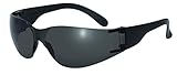 Specialized Safety Products SSP 13261 Pro Unisex Recyclable Safety Glasses with Smoked Lenses and Bl