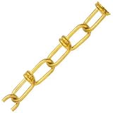水本機械 黄銅ビクターチェーン(真鍮)線径2.6×内長38.0×内巾7.2mm 1m価格 2.6-VBR