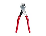 Jonard JIC-2488 Angled Head High Leverage Diagonal Cutter with Red Plastic Handle, 8-5/8' Length [並行