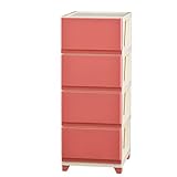 JEJ デコニー チェスト 4段 ピンク DCN-4IVPI