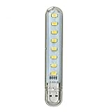 Fashionwu dc5 V USB 8ledハイライト夜ランプポータブルライトキャンプPCノートパソコン PHO_04RK9ZZH