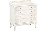 「Violetta ヴィオレッタシリーズ」 ヨーロピアン アンティーク調 ワイドチェスト RCH-1755AW ホワイト