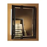 Jensen 1450bc上ミラーミラーフレームレスsingle-door Recessed Medicine Cabinet