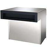 郵便ポスト SOV1型 ブラック 埋込式 2ブロック 首長150mm SOV-N150W-MKC 三協アルミ