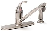 Premier蛇口126176 single-handleキッチン蛇口スプレー付き、PVD Brushedニッケル