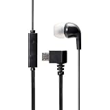 (2個まとめ売り) エレコム microUSBヘッドホン モノラル マイク有 ブラック EHP-MM100MBK