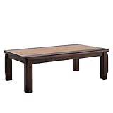 幅120cm継脚長方形こたつ ナチュラル ブラウン ツートーン こたつテーブル カジュアルこたつ デザインこたつ コタツ おすすめ 21020016002