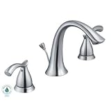 Glacier Bay Edgewood 8で。Widespread 2-handle高円弧バスルーム蛇口でつや消しニッケル
