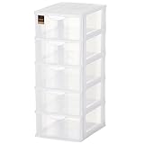 JEJ 収納ケース フロンテ ミニA4サイズ 深5段 ナチュラル 1個組