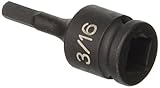 Grey Pneumatic (1906F) 3/8" Drive x 3/16" Hex Driver Socket [並行輸入品]